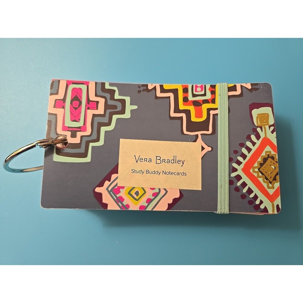 Vera Bradley Painted Medallions Study Buddy Notecards New